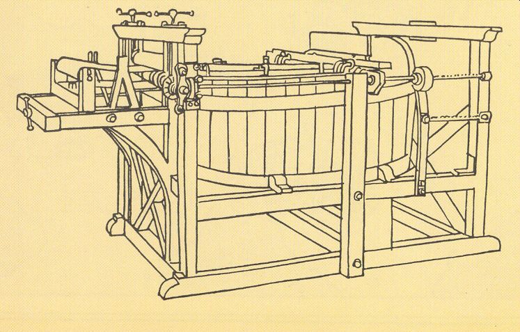 prvn paprensk stroj 1799